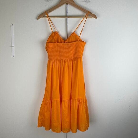 Rails Chrissy Orange Cotton Cutout Mini Dress Size XS - Picture 7 of 12